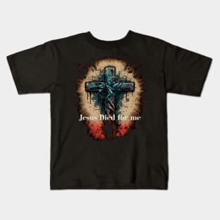 Jesus Died for Me John 3:16 V8 Kids T-Shirt